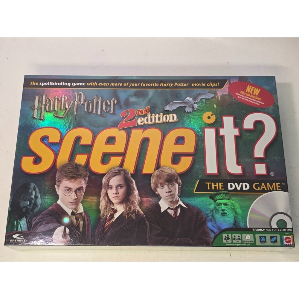 Harry Potter Scene It 2nd Edition The DVD Board Game Brand New